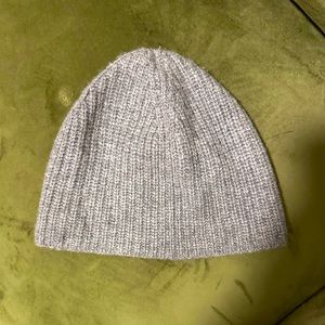 Hat Attack 100% Cashmere Grey Beanie - Women’s